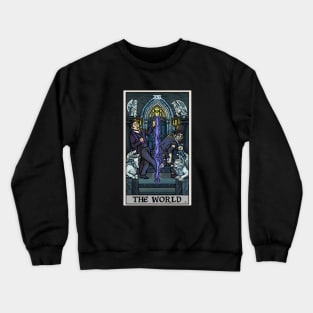 The World Tarot Card Dr Jekyll and Mr Hyde Halloween Gothic Gift Crewneck Sweatshirt